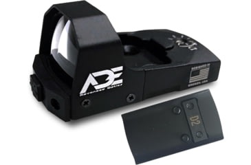 Image of ADE Advanced Optics RD3-006x 1x Reflex Green Dot Sight w/D1 Rear Optic Mount Plate