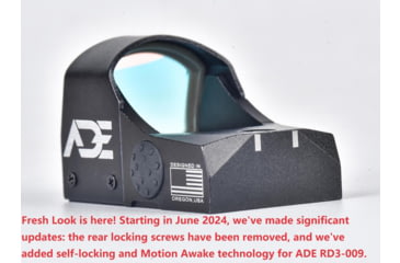 Image of ADE Advanced Optics RD3-009 1x Reflex Red Dot w/Optic Mounting Plate S&amp;W MP 380 Shield EZ/Standard Picatinny Mounting Plate