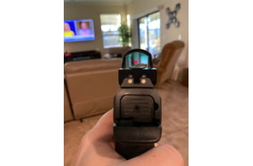 Image of ADE Advanced Optics RD3-012 Mini Reflex Green Dot Micro Sight, 6 MOA Reticle, Black, RD3-012G