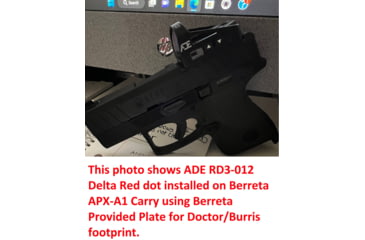 Image of ADE Advanced Optics RD3-012 Mini Reflex Red Dot Micro Sight, 6 MOA Reticle, Black, RD3-012