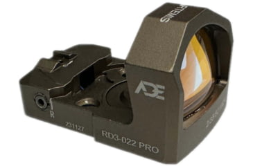Image of ADE Advanced Optics RD3-022 Pro Artemis Red Dot Sight With Multi-6-Reticle System, FDE, RD3-022 Pro FDE Trumpet Red