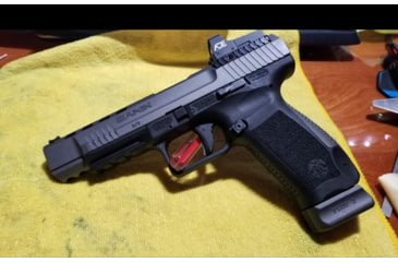 Image of ADE Advanced Optics RD3-006B Mini Reflex Micro Blue Dot Sight, 1x26mm, 3 MOA Reticle, Black, RD3-006B-BLUE