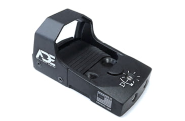 Image of ADE Advanced Optics RD3-006B Mini Reflex Micro Blue Dot Sight, 1x26mm, 3 MOA Reticle, Black, RD3-006B-BLUE