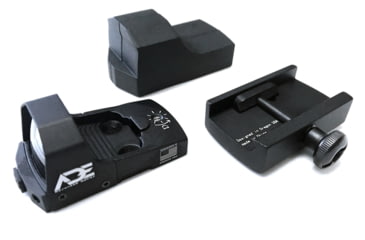 Image of ADE Advanced Optics RD3-006B Mini Reflex Micro Blue Dot Sight, 1x26mm, 3 MOA Reticle, Black, RD3-006B-BLUE