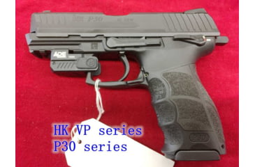 Image of ADE Advanced Optics Universal Laser Sight, Red, All full Size/Sub-Compact Handguns, Black, HR54