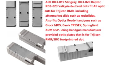 Image of ADE Advanced Optics Valkyrie Gen 2 Green Dot Sight, 4 MOA, FDE, RD3-023S Pro