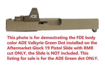 Image of ADE Advanced Optics Valkyrie Gen 2 Green Dot Sight, 4 MOA, FDE, RD3-023S Pro