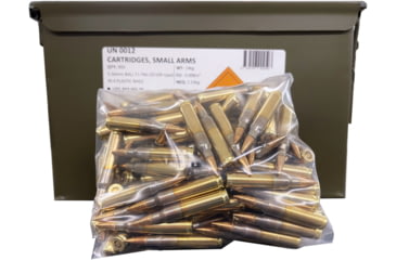 Image of ADI World Class 5.56x45mm NATO 62 Grain F1 Ball Full Metal Jacket Rifle Ammo, 900 Rounds, 9332153002503