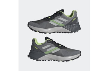 Image of Adidas Terrex Soulstride Trailrunning Shoes - Men's, Grey Four/Grey Two/Pulse Lime, 10, GZ9034-10