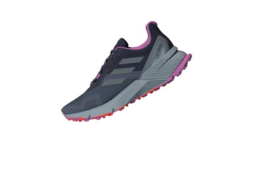 Image of Adidas Terrex Soulstride Trailrunning Shoes - Womens, Wonder Steel/Magic Grey Met/Pulse Lilac, 9, GZ4079-9