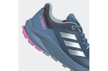 Image of Adidas Terrex Trailrider Shoes - Women's, Wonder Steel/Magic Grey Met/Pulse Lilac, 6, GW5554-6