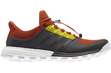 Image of Adidas Terrex Adistar Raven Boost Trail Running Shoe - Men's-Chili/Black/Lime-Medium-11.5