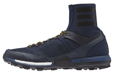 Image of Adidas Terrex Adizero XT 5 Boost Trail Running Shoe - Men's-Navy/Black/Gold-Medium-11.5