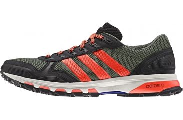 Image of Adidas Terrex Adizero XT 5 Trail Running Shoe - Men's-Base Green/Solar Red/Chalk White-Medium-9.5