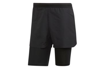 Image of Adidas Terrex Agravic 2-in-1 Parley Men's Short, Black, 30, CY4770-30