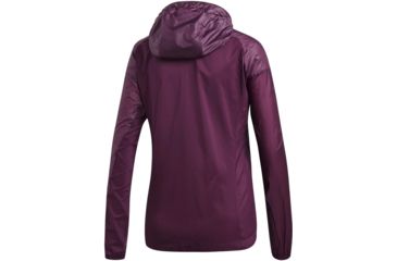 Image of Adidas Terrex Agravic Alpha Shield Hoodie, DQ - Womens, Red Night, Medium, DQ1511-M