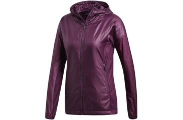 Image of Adidas Terrex Agravic Alpha Shield Hoodie, DQ - Womens, Red Night, Medium, DQ1511-M