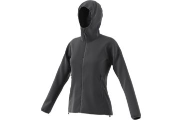 Image of Adidas Terrex Agravic Alpha Shield Hoody - Womens, Carbon, DQ1510-DEMO