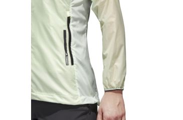 Image of Adidas Terrex Agravic Alpha Shield Women's Hoodie, Aero Green, Large, CF4676-L