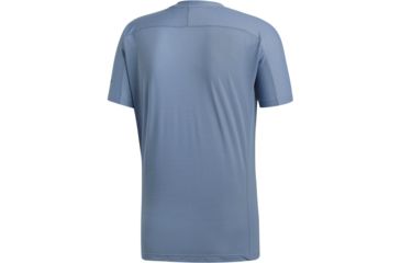 Image of Adidas Terrex Agravic Parley Tee - Mens, Raw Steel, 2XL, CY8687-2XL