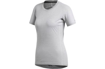 Image of Adidas Terrex Agravic Parley Tee - Women's, Carbon, Large, CZ0169-L