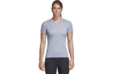 Image of Adidas Terrex Agravic Parley Tee - Women's, Mystery Ink, Extra Small, CY1872-XS