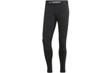 Image of Adidas Terrex Agravic Trail Running Tights - Men's, Black, 38, CY1880-38