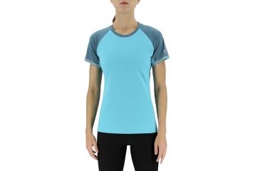 Image of Adidas Terrex All Outdoor Climachill Fast Crew - Women's-Shock Green-Small