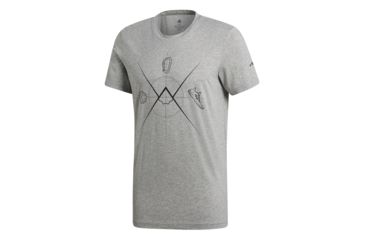 Image of Adidas Terrex Ascend Tee - Mens, Medium Grey Heather, DW5633-DEMO