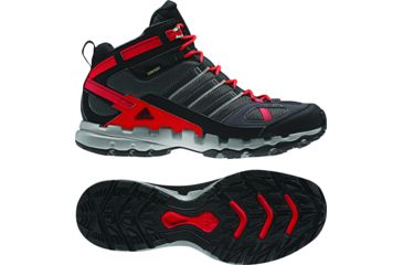 Image of Adidas Terrex AX 1 Mid GTX Boot - Men's-9.5 US-Solid Grey/Black/Vivid Red
