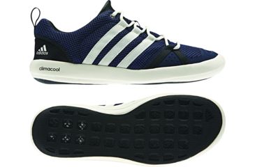 Image of Adidas Terrex Boat Lace Shoes - Men's-8 US-Dark Indigo/Chalk/Black