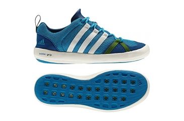 Image of Adidas Terrex Boat Lace Shoes - Unisex-8 US-Sharp Blue/Spray/Lone Blue