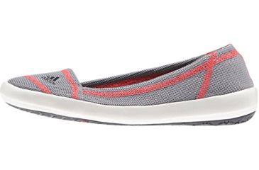 Image of Adidas Terrex Boat Slip On Sleek Watersport Shoe - Women's -Grey/Flash Red-Medium-11 US
