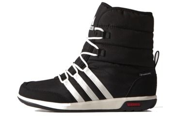 Image of Adidas Terrex Choleah Padded Primaloft Winter Boot - Women's-Black/Chalk-Medium-8 US