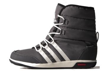 Image of Adidas Terrex Choleah Padded Primaloft Winter Boot - Women's-Grey/Chalk/Blk-Medium-6 US