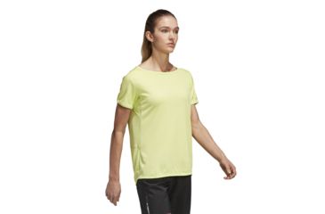 Image of Adidas Terrex Climachill Tee Women's Shirt, Semi Frozen Yellow, Large, CW6377-L