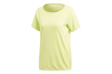 Image of Adidas Terrex Climachill Tee Women's Shirt, Semi Frozen Yellow, Extra Large, CW6377-XL