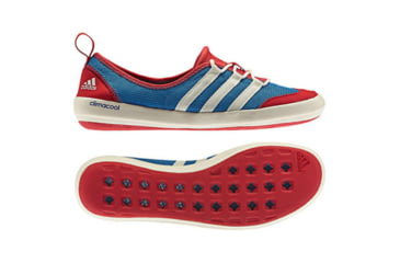 Image of Adidas Terrex Climacool Boat Sleek Shoe - Women's-Craft Blue/Chalk/Red-6 US