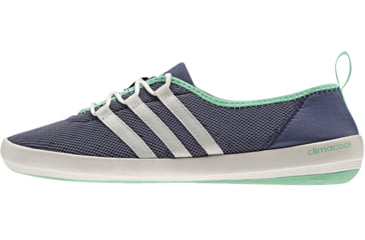 Image of Climacool Boat Sleek Watersport Shoe - Womens-Purple/White/Green-Medium-9.5