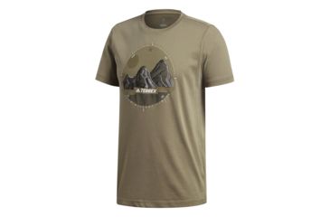 Image of Adidas Terrex Compass Men's Tee, Trace Cargo, 2XL, CV6175-2XL