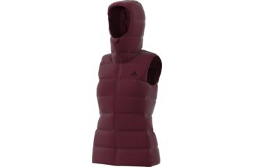 Image of Adidas Terrex Demo, Helionic Vest - Women's, Maroon, Small, DZ1492-S-DEMO