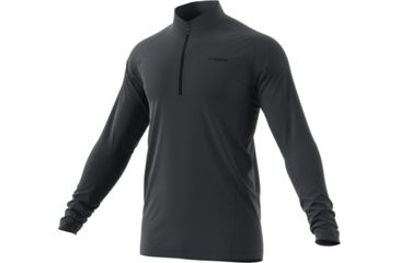 Image of Adidas Terrex Demo, Tracerocker 1/2 Zip - Men's, Carbon, Medium DZ5954-M-DEMO