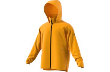 Image of Adidas Terrex Demo, Urban Climaproof Rain Jacket - Men's, Active Gold, Medium, DZ1389-M-DEMO