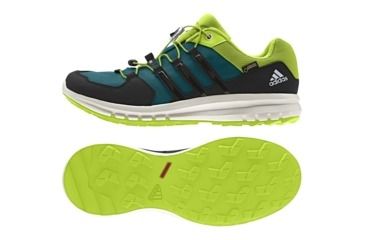 Image of Adidas Terrex Duramo Cross X GTX Trail Running Shoe - Women's-Teal/Black/Slime-Medium-8.5 US