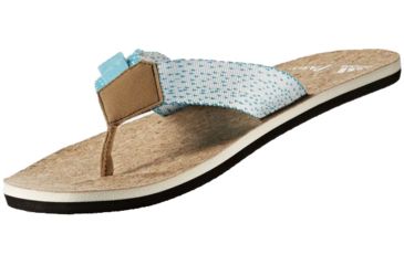 Image of Adidas Terrex Eezay Parley Slide Sandal - Men's-Non-Dyed/Chalk/Lab Green-Medium-12