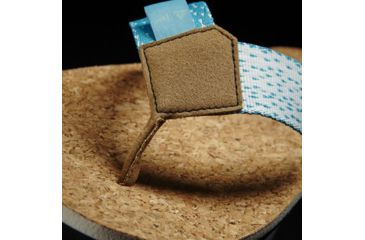 Image of Adidas Terrex Eezay Parley Slide Sandal - Men's-Non-Dyed/Chalk/Lab Green-Medium-13