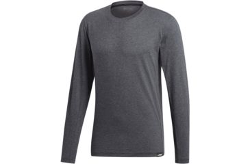 Image of Adidas Terrex Graphic Long Sleeve - Mens, Dark Grey Heather, Small, CY1777-S