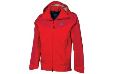 Image of Adidas Terrex Hiking 2-Layer Hybrid CPS Jacket - Men's-Power Red-Small