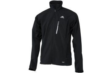 Image of Adidas Terrex Hiking Softshell Jacket - Men's-Small-Black