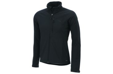 Image of Adidas Terrex Hiking/Trekking Soft Shell Jacket - Women's-Black/Tech Onix-X-Small